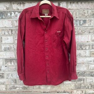 Gear For Sports Red Casual Button Down Shirt